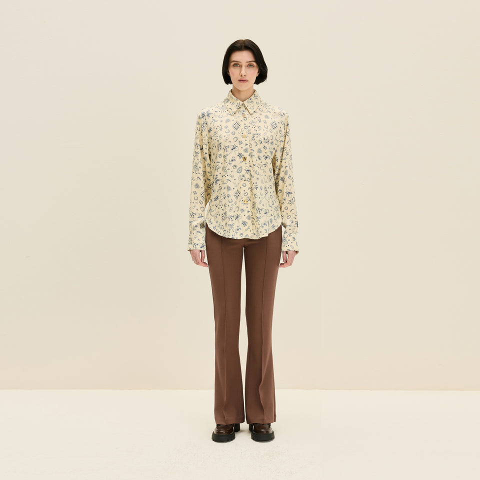 Button down shirt in Ballerina Butter Print