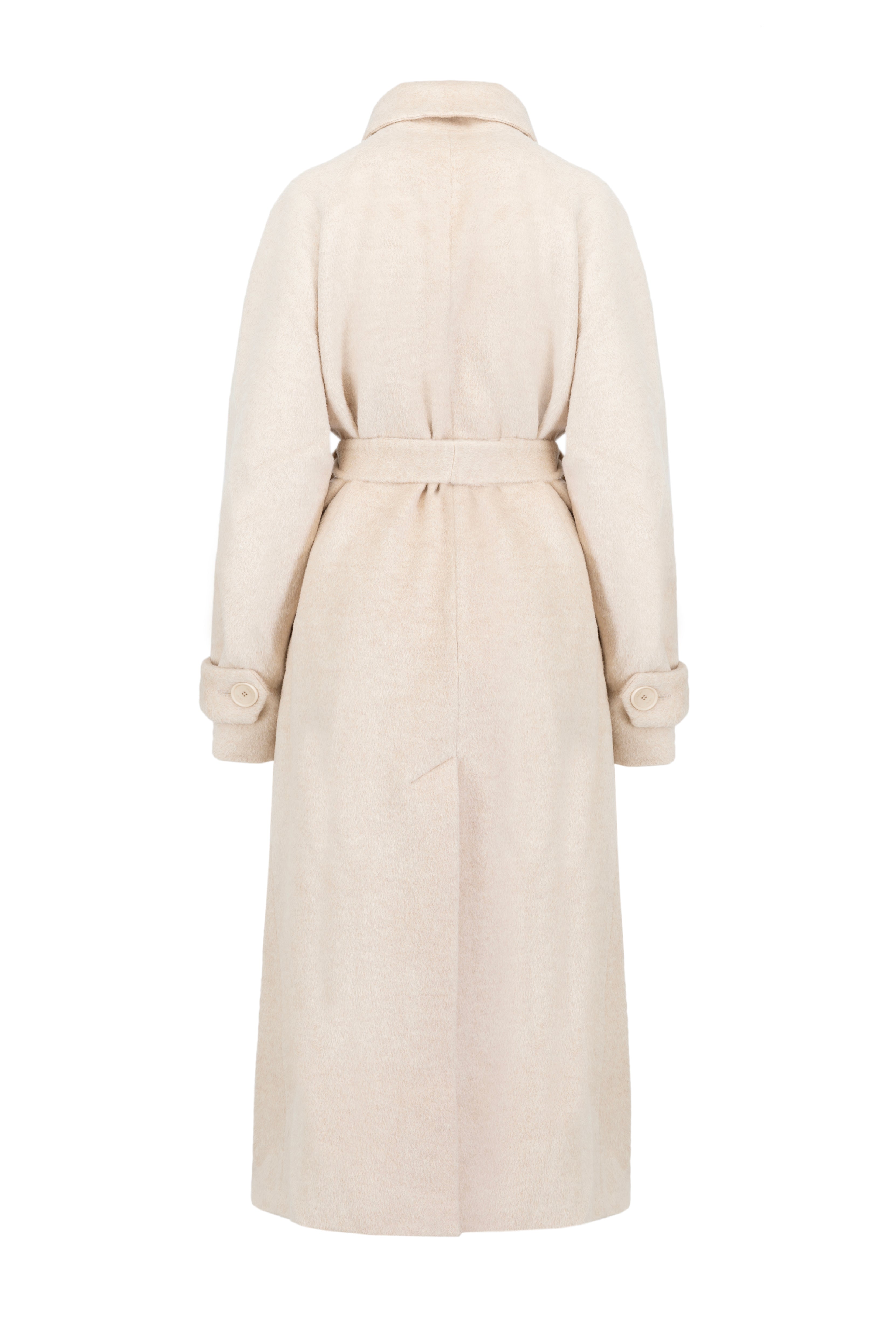 l'or Geelong Wool Long Coat Beige ベージュ Oversized coat in Champagne Beige – JAAF EUR